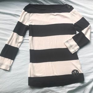 Tory Burch size XS striped cotton shirt